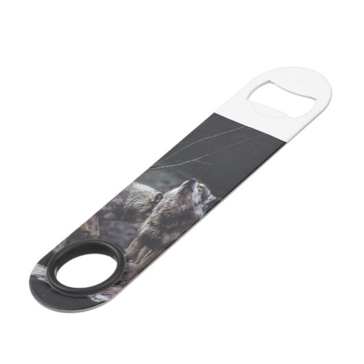 Wolf Wolf Wolf Speed Flessenopener (Achterkant Gekanteld)