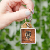 Wolf, Wolven Animal Totem, Natuur Guide Sleutelhanger (Hand)