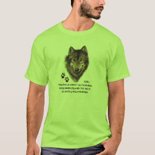 Wolf, Wolven Animal Totem, Natuur Guide T-shirt