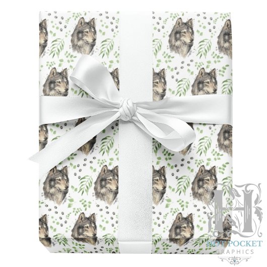 Wolf Wrapping Paper Cadeaupapier