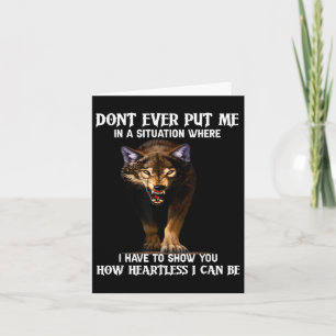 Wolf Zet Me Nooit In Een Situatie Waarin Ik Moet Kaart