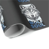Wolf ziel cadeaupapier (Rol Hoek)
