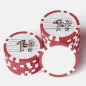Wolf zomer vreugde poker chips (Opstapeling)