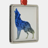 wolfboom metalen ornament (Rechts)