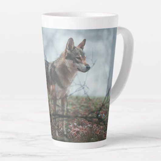Wolfdog Latte Mok (Rechterhoek)