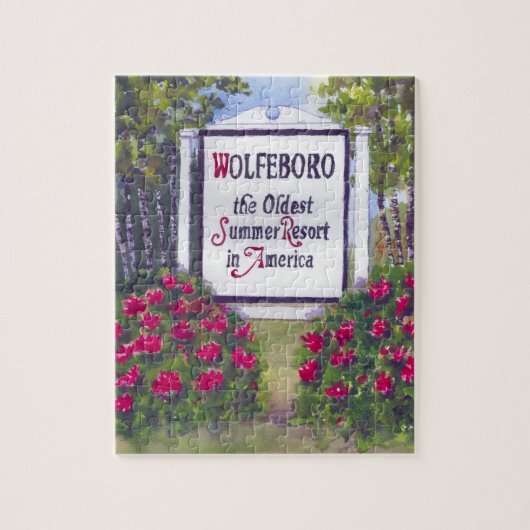 WOLFEBORO NH PUZZLE LEGPUZZEL (Verticaal)