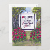 Wolfeboro Welkomstteken Briefkaart (Voorkant / Achterkant)