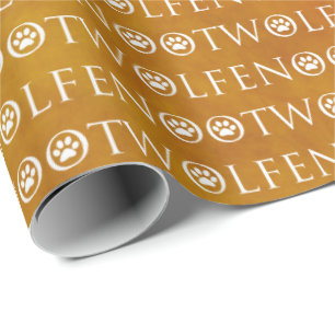 Wolfenoot - Leveringen van de Wolf Party Cadeaupapier