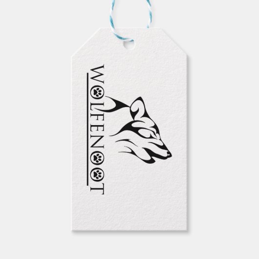 Wolfenoot - Wolf Party Cadeaulabel (Voorkant)