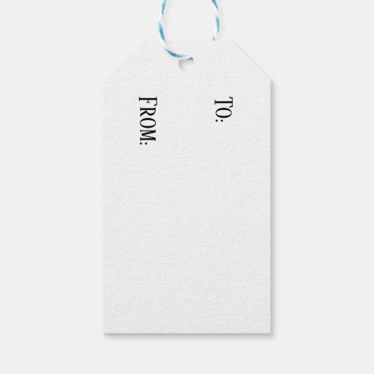 Wolfenoot - Wolf Party Cadeaulabel (Achterkant)