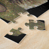 Wolfes huilen bij de maan legpuzzel (Zijkant)