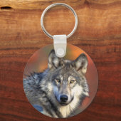 Wolffoto Sleutelhanger (Voorkant)