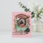 Wolfgang Amadeus Moozart Moose Animal Composer Briefkaart (Staand voorkant)