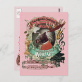 Wolfgang Amadeus Moozart Moose Animal Composer Briefkaart (Voorkant / Achterkant)