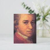 Wolfgang Amadeus Mozart Briefkaart (Staand voorkant)