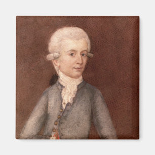 Wolfgang Amadeus Mozart, c.1780 Magneet