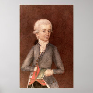 Wolfgang Amadeus Mozart, c.1780 Poster