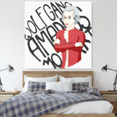Wolfgang Amadeus Mozart Canvas Afdruk (Insitu (Slaapkamer))