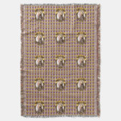 Wolfgang Amadeus Mozart Deken (Voorkant Verticaal)