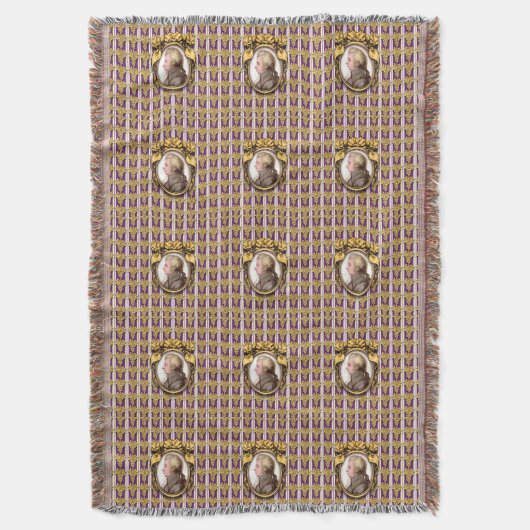 Wolfgang Amadeus Mozart Deken (Voorkant Verticaal)