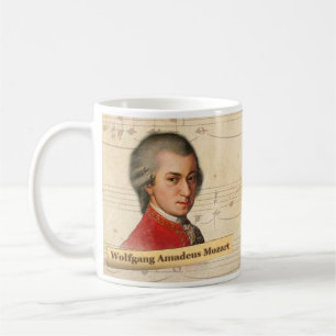 Wolfgang Amadeus Mozart Historische Mok