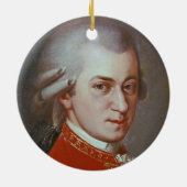 Wolfgang Amadeus Mozart Keramisch Ornament (Achterkant)