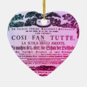 Wolfgang Amadeus Mozart Keramisch Ornament (Voorkant)