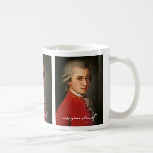 Wolfgang amadeus mozart koffiemok (Rechts)