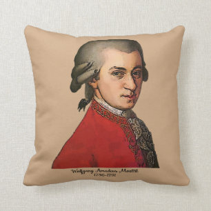 wolfgang Amadeus Mozart Kussen