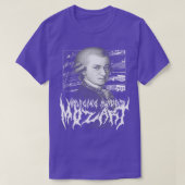 Wolfgang Amadeus Mozart Metal T-shirt (Design voorkant)