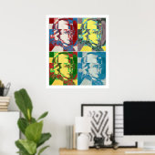 Wolfgang Amadeus Mozart pop Poster (Thuiskantoor)