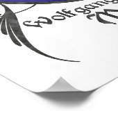 Wolfgang Amadeus Mozart Poster (Hoek)