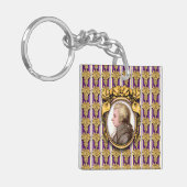 Wolfgang Amadeus Mozart Sleutelhanger (Voorkant Links)