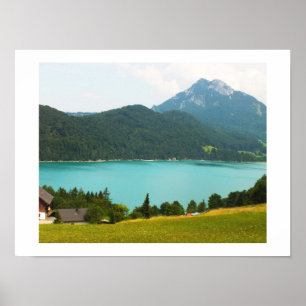 Wolfgangsee meer poster