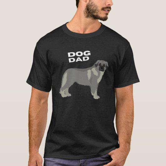 Wolfgray Estrela Mountain Dog Dad T-shirt (Voorkant)