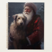 Wolfhound avec Noël Festif du Père Noël (Devant)