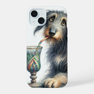 Wolfhound Irlandais Avec Soda Rétro