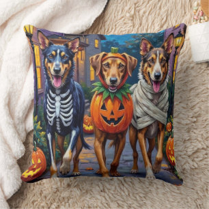 Wolfhound Trick-or-Treating Halloween Kostuums Kussen