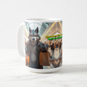 Wolfie Goes Shopping Mug (Devant gauche)