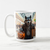Wolfie Goes Shopping Mug (Gauche)