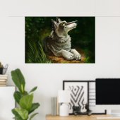 Wolfie Rest Poster (Thuiskantoor)