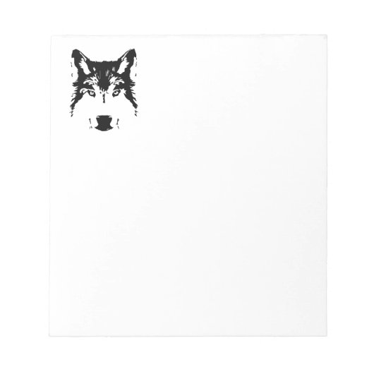 Wolfkop Notitieblok (Voorkant)