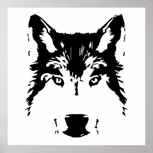Wolfkop Poster (Voorkant)