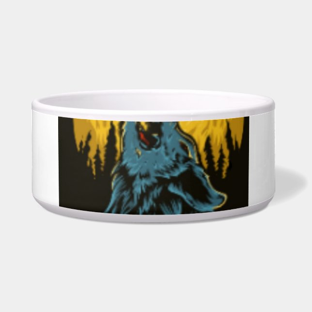 Wolfmaan Voerbakje (Voorkant)