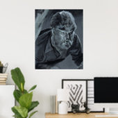 Wolfman Acryl Schilderen Poster (Thuiskantoor)