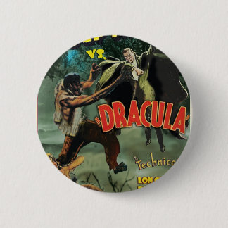 WOLFMAN VS DRACULA van Philip J. Riley Ronde Button 5,7 Cm