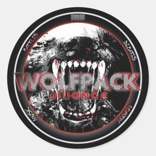 WolfPack Stickers (Voorkant)