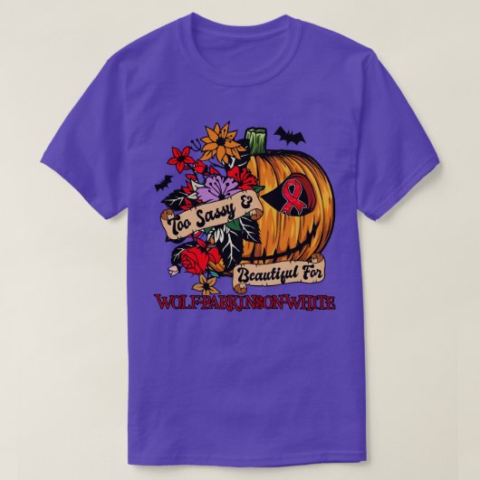 WolfParkinsonWit Bewustzijn retro halloween eng T-shirt (Design voorkant)
