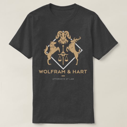 Wolfram en Hart 1 T-shirt (Design voorkant)