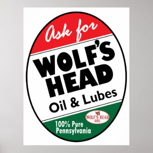 Wolfs Head-teken Poster